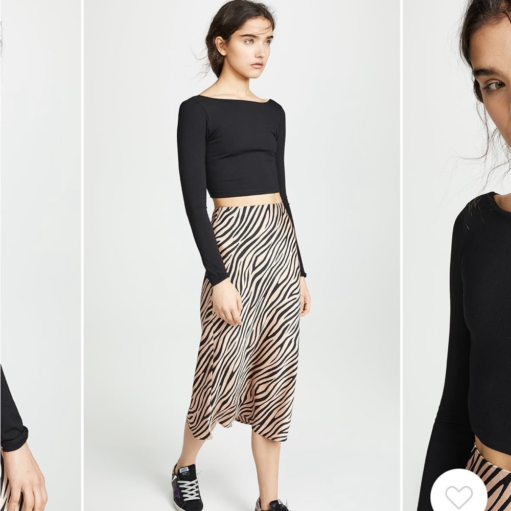 Susana Monaco Scoop Back Crop Top